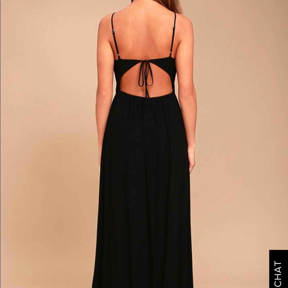 🌟HP🌟Lulu’s Ascension black embroidered maxi - Picture 3 of 8
